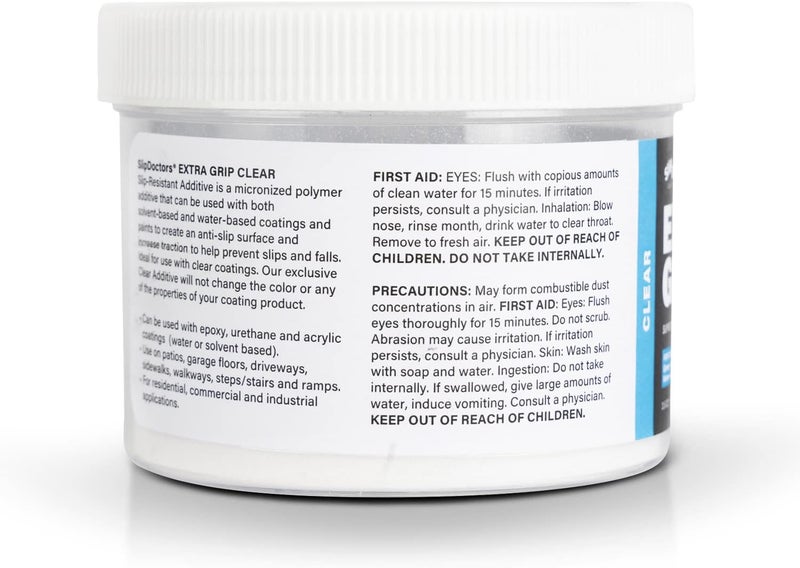 Slip Doctors SlipDoctors Extra Grip Clear – Anti-Skid Additive for Outdoor and Indoor Surfaces Including Paint, Metal, Wood, Fiberglass, and Concrete – Anti-Slip, High Traction Additive for Paint and Coatings - Image 3